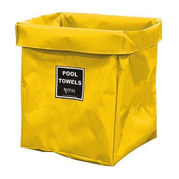 Royal Basket Trucks X-Frame Bag, 8 Bu, YL Vinyl, Pool Twl - R08-YYX-XPN