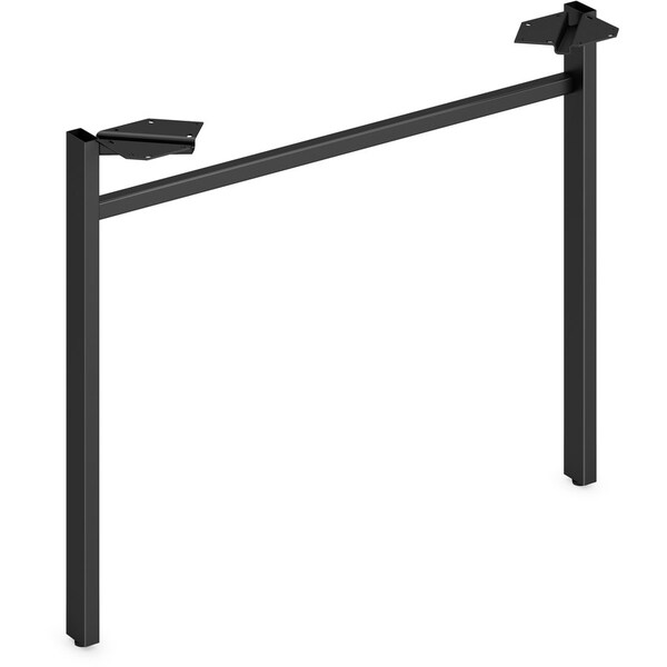 Hon Leg, Straight, f/30"D Mod Worksurfaces, 30"W, Black - HONLPLLEG30UBLK