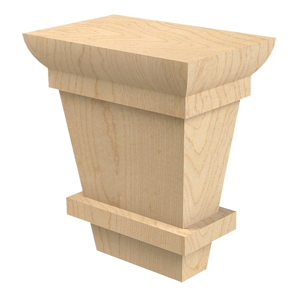 Designs Of Distinction Palladian Bun Foot - Cherry - 01700018CH1