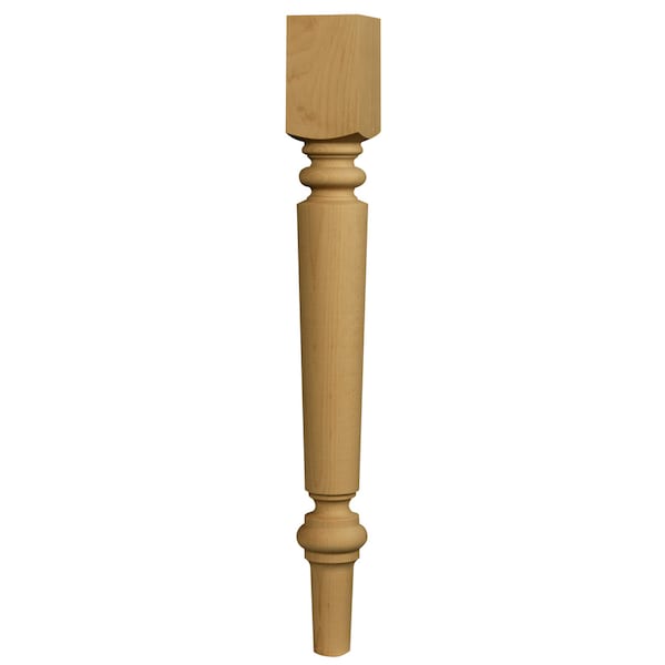 Osborne Wood Products 17 x 2 Hyland Chair Leg in Rustic Alder - 6206RCA