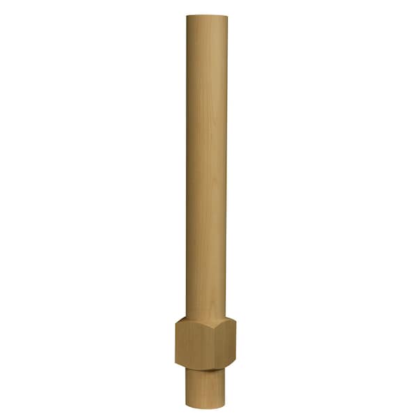 Osborne Wood Products 17 x 2 Craftsman Chair Leg 3 in Soft Maple - 6208M