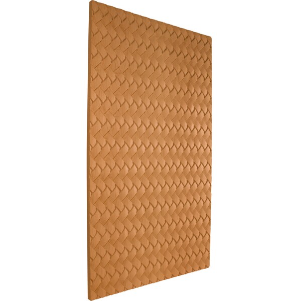 Osborne Wood Products 28 x 16 x 5/8 Basketweave Cabinetry Panel in Rubberwood (pa - 73001RW