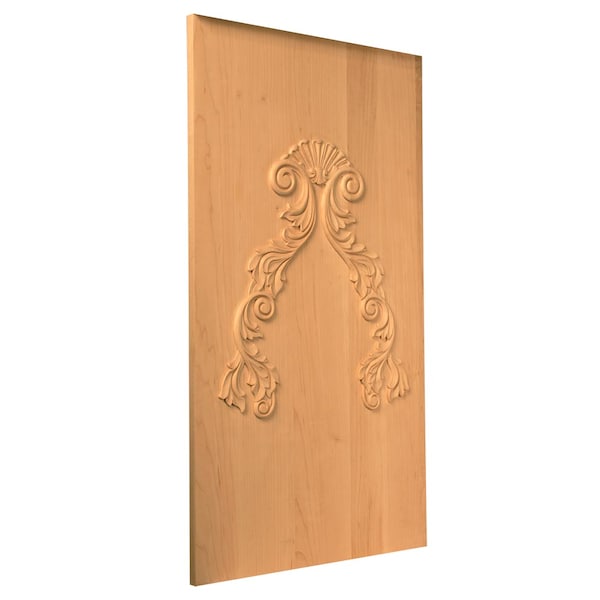 Osborne Wood Products 28 x 16 x 5/8 Classic Swirl Cabinetry Panel in Rubberwood ( - 73004RW