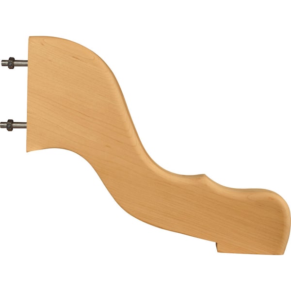 Osborne Wood Products 10 x 12 5/8 x 1 3/4 Husky Pedestal Foot in Cherry - 1162C