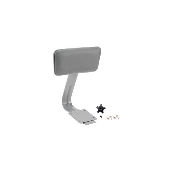 National Public Seating Padded Vinyl Backrest for Interion Shop Stools - Gray - INT-6400-B