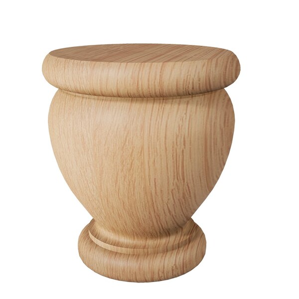 Designs Of Distinction Lille Plain Bun Foot - Red Oak - 01704010AK1