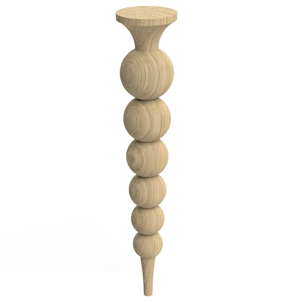 Designs Of Distinction 24" Perle Leg - White Oak - 01245124WK1