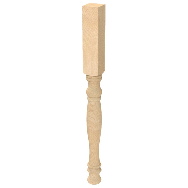 Designs Of Distinction English Country Bar Column with Foot - Paint Grade - 01000310PT1