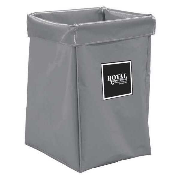 Royal Basket Trucks X-Frame Bag, 6 Bu, Gray Vinyl - R06-GGX-XBN