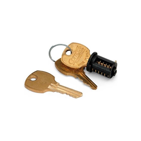 Hon HON Lock Core Replacement Kit for Wood Casegoods Black - 10500 Series - HONF23BX