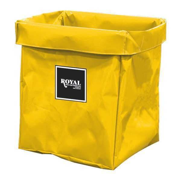 Royal Basket Trucks X-Frame Bag, 8 Bu, Yellow Vinyl - R08-YYX-XBN