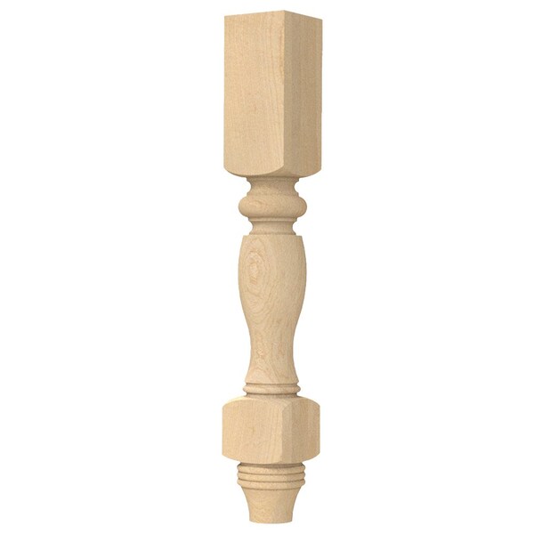 Designs Of Distinction Large Diameter Country French Double Square Island Column - Paint Grade - 01410210PT1