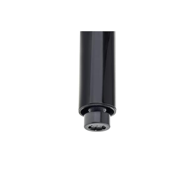 Richelieu Quadratonda Design Table Leg, 27 3/4 in (705 mm), Black, Adjustable - 618705090