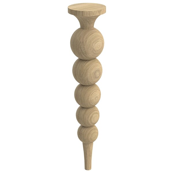Designs Of Distinction 18" Perle Leg - White Oak - 01245118WK1
