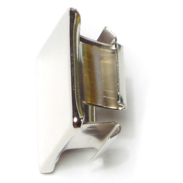 Midwest Fastener 1" Zinc Plated Steel Square Furniture Spring Caps 10PK - 66307