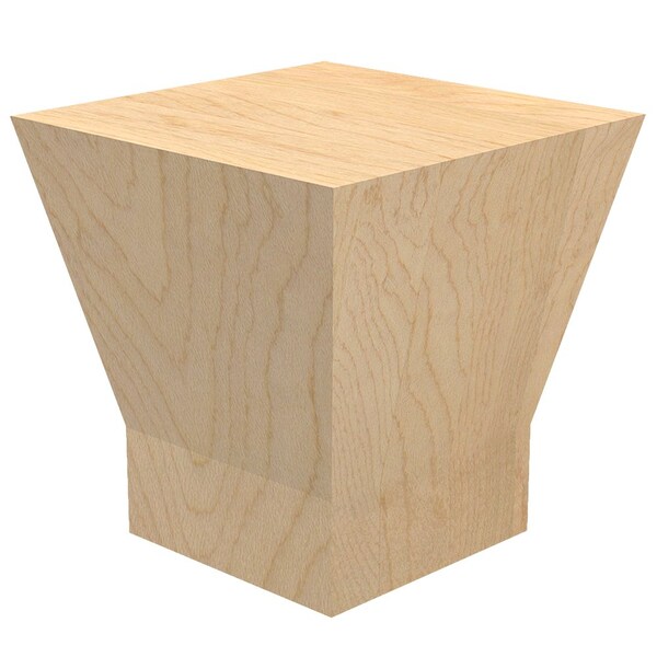 Designs Of Distinction Shaker Carved Bun Foot - Hard Maple - 01705715HM1