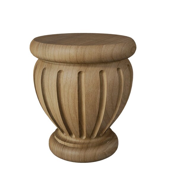 Designs Of Distinction Fluted Lille Bun Foot - Cherry - 01704040CH1