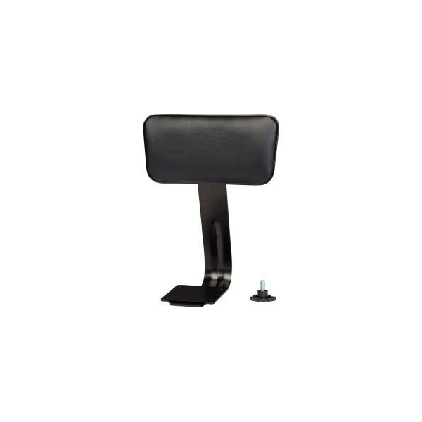National Public Seating Padded Vinyl Backrest for Interion Shop Stools - Black - INT-6400B-10
