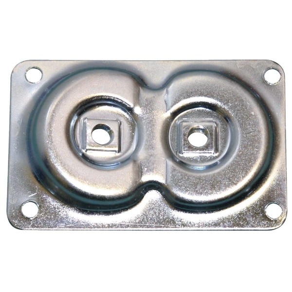Waddell Dual Top Steel 3-11/16 In. x 2-3/8 In. Leg Mounting Plate - 2750