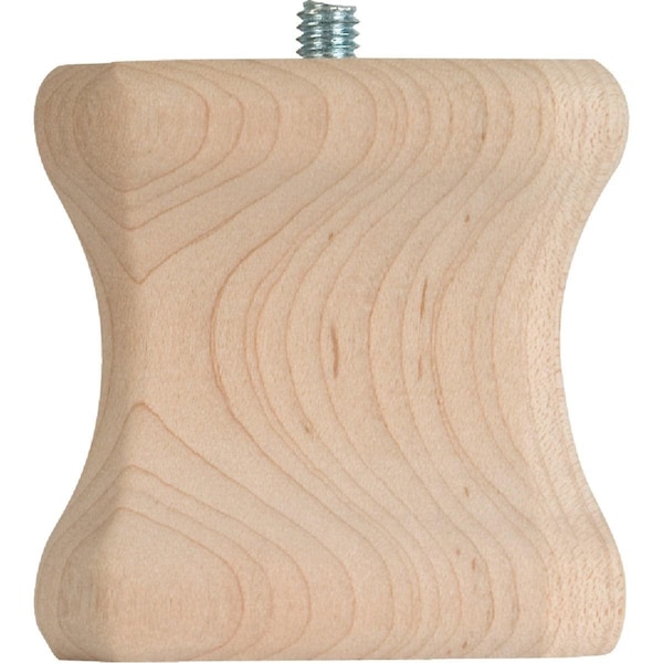 Waddell 2-5/8 In. Old English Hardwood Bun Foot - 2749