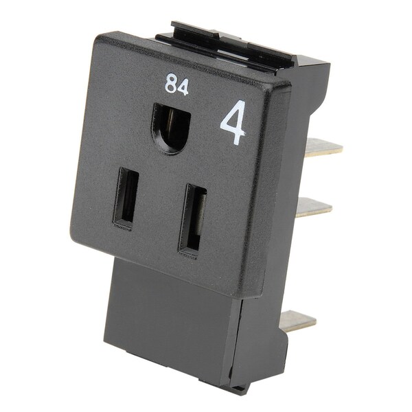 Electri-Cable Assemblies 15 Amp Circuit 4 Receptacle, 4PK - 84S4-BL-175-4K