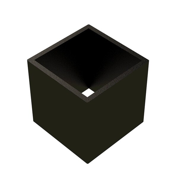 Designs Of Distinction 2" Flat Black Metal Sleeve - 01SLV2WR1