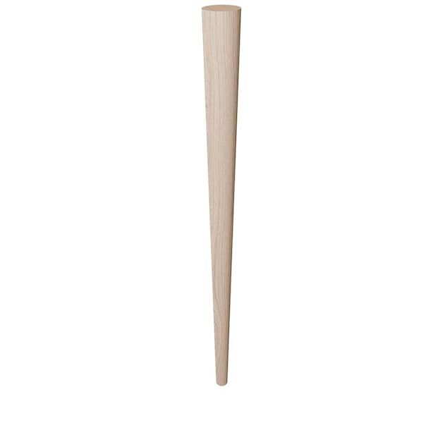 Designs Of Distinction 29" Round Tapered Leg - White Oak - 01243029WK1