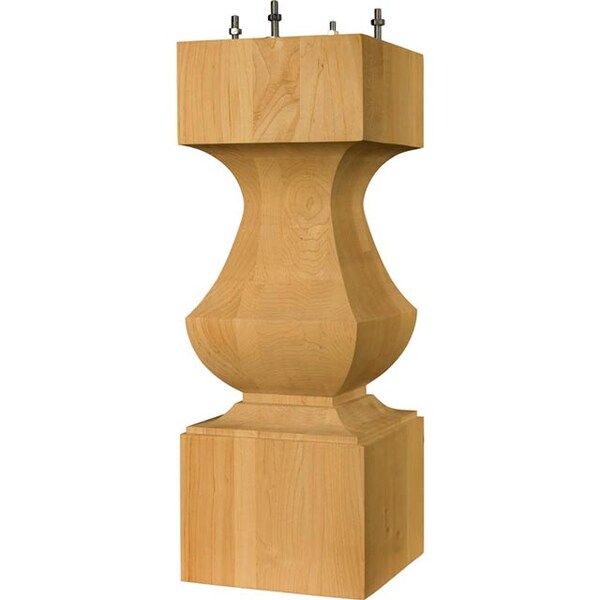 Osborne Wood Products 22 x 8 Transitional Pedestal (No Holes) in Knotty Pine - 11732P