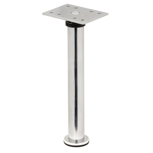 Richelieu BORSA - Adjustable Furniture Leg, 3 15/16 in (100 mm), Chrome - 64217100140