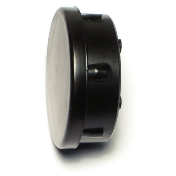Midwest Fastener 1-1/2" x 18 Gauge Round Black Plastic Furniture Tips 4PK - 76645