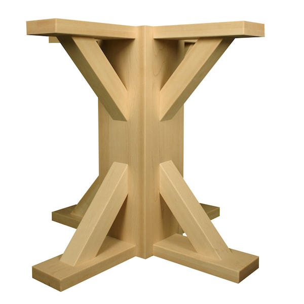Osborne Wood Products 28 3/4 x 32 Journeyman Massive Pedestal Base in Knotty Pine - 1185P