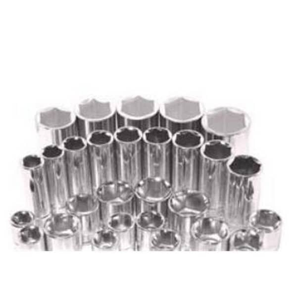 K-Tool Internacional K Tool Internacional KTI28225 25mm Socket .50 Impulsión Profunda - 6 Puntas - KTI28225