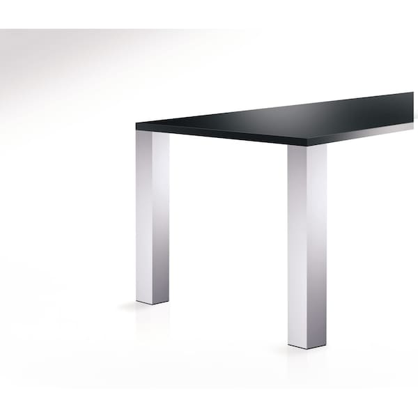 Richelieu Adjustable Square Leg, 27 3/4 in (705 mm), Aluminum - 642705010