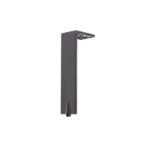Richelieu Design Furniture Leg, 7 7/8 in (200 mm), Dark Brown, Adjustable - 203200060