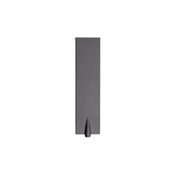 Richelieu Design Furniture Leg, 7 7/8 in (200 mm), Dark Brown, Adjustable - 203200060