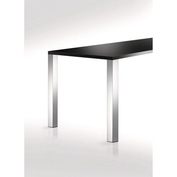 Richelieu Adjustable Square Leg, 27 3/4 in (705 mm), Chrome, PK 4 - 644705140