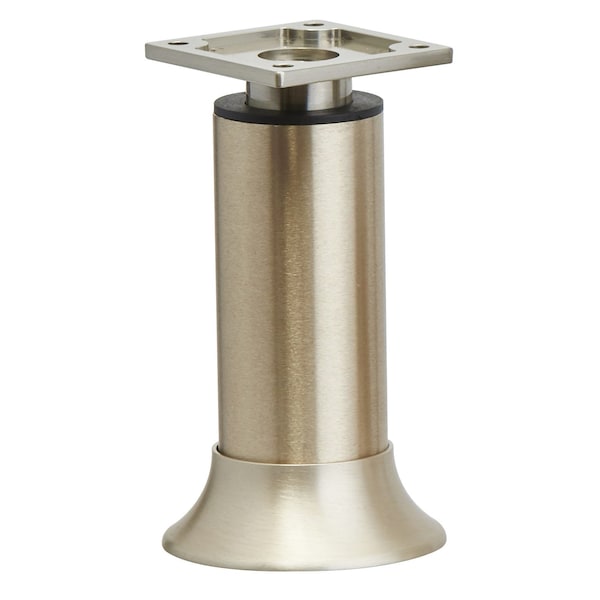 Richelieu Vintage Round Legs, 9 27/32 in (250 mm), Stainless Steel, Adjustable - 64130250170