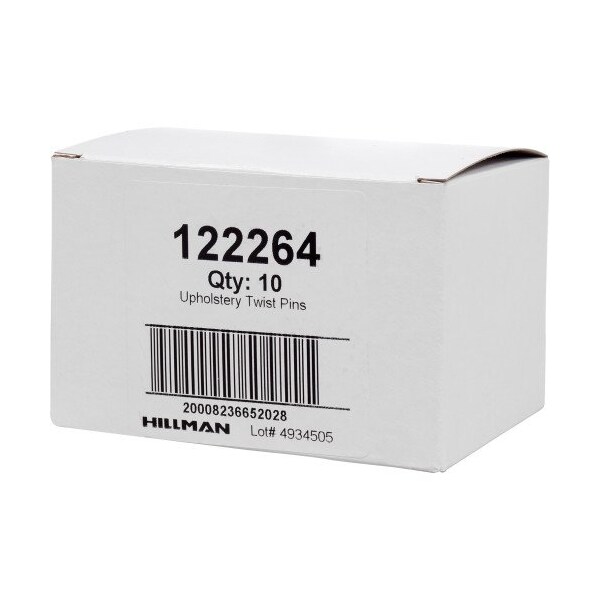 Hillman HILLMAN 7/16 in. L Silver Steel Twist Pins 16 pk - 122264