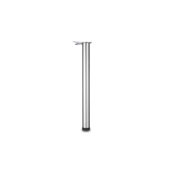 Richelieu Adjustable Table Leg, 27 1/2 in (700 mm), Stainless Steel, PK 4 - 615710170
