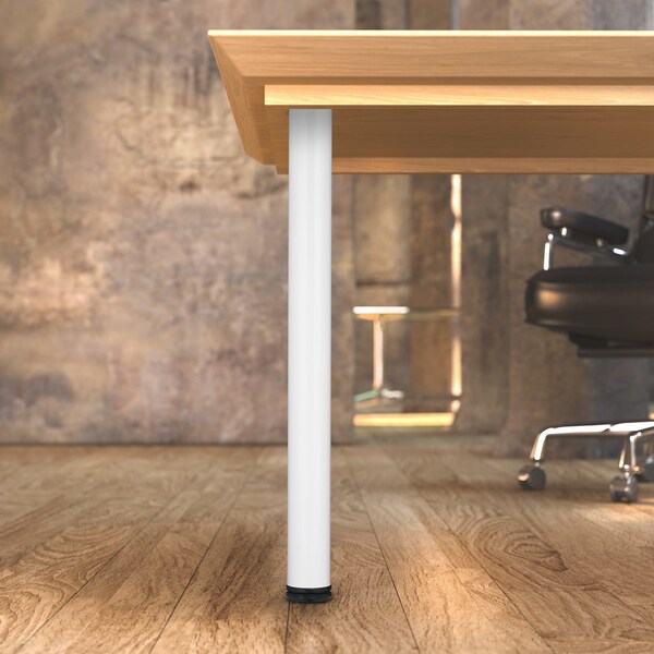 Richelieu Adjustable Table Leg, 27 1/2 in (700 mm), Stainless Steel, PK 4 - 615710170