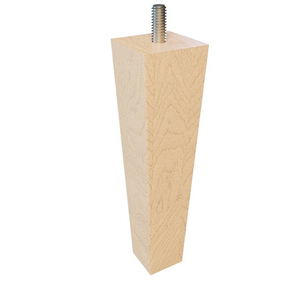 Designs Of Distinction 6" Square Tapered Leg - Hardwood - 01244006MA6