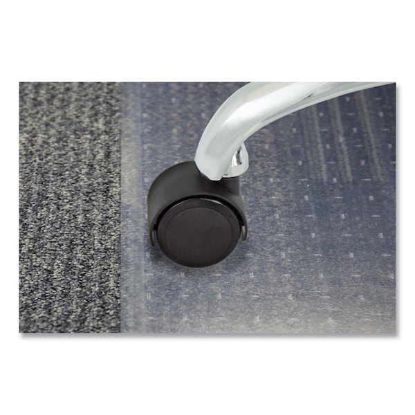 Master Caster Duet Soft-Wheel Casters, 0.44" x 0.88" Grip Ring Type B Stems, 2" Poly Wheels, Matte Black, PK5 - 23624