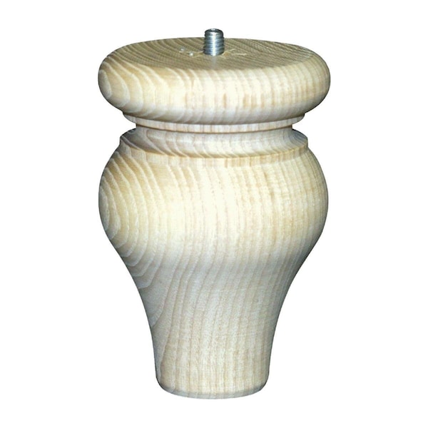 Waddell 4-3/4 In. x 3-1/4 In. Tulip Ash Bun Foot - 2738
