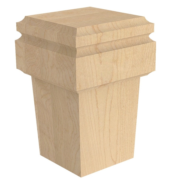 Designs Of Distinction Empire Bun Foot - Red Oak - 01700146AK1