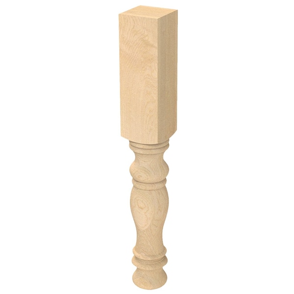 Designs Of Distinction Large Diameter English Country Island Column - Alder - 01210210AL1