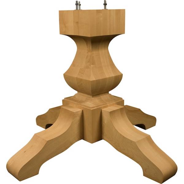 Osborne Wood Products 25 x 34 Transitional Pedestal Base Kit in Red Oak PK - 1175O