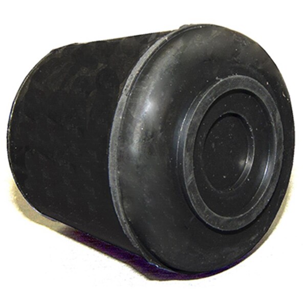 Homepage 1 in. TruGuard Rubber Leg Tip, Black, 4PK - HO2668228