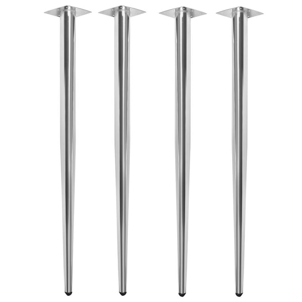 Regency Regency Kahlo Tapered Post Legs (Set of 4)- Chrome - MTPL27CM