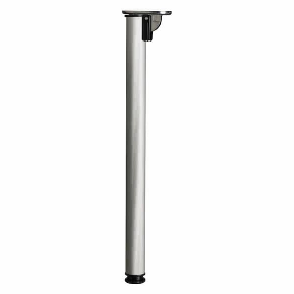 Richelieu Folding Table Leg, 28 in (711 mm), Aluminum, Adjustable - 65671010