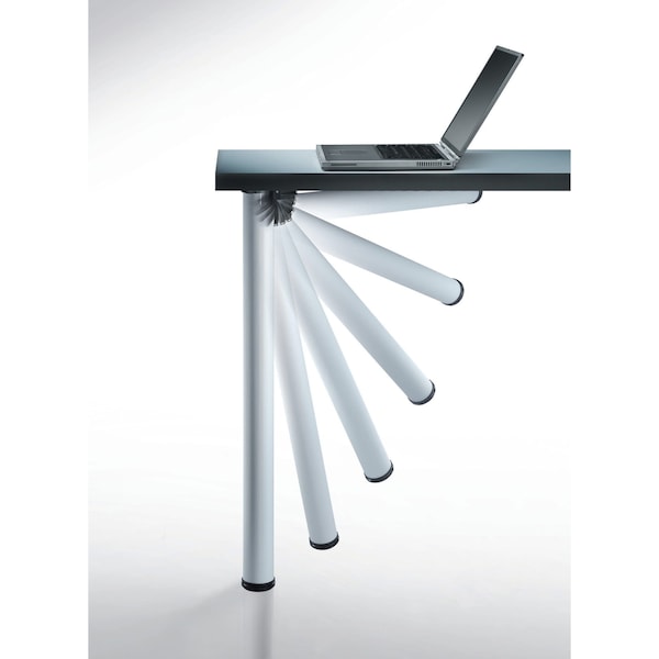 Richelieu Folding Table Leg, 28 in (711 mm), Aluminum, Adjustable - 65671010